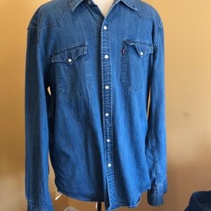 XLG Levi western Jean shirt